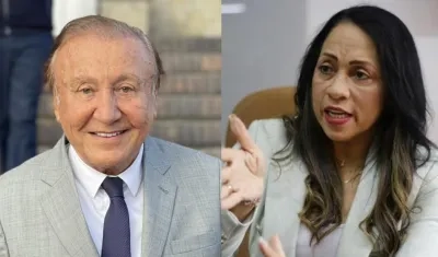 Rodolfo Hernández y Marelen Castillo.