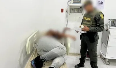 Delincuente herido