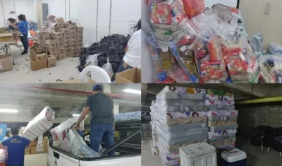 Ayudas humanitarias para damnificados.