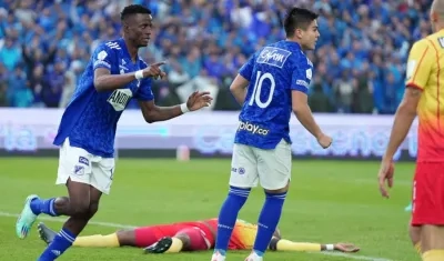 Escena del juego Millonarios-Pereira.