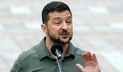 El presidente de Ucrania, Volodímir Zelenski​.