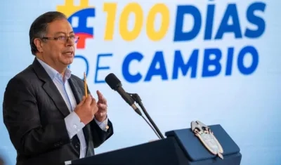 El Presidente de la República, Gustavo Petro.