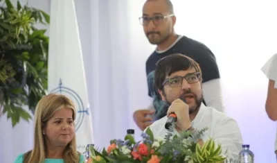 Gobernadora Elsa Noguera y Alcalde Jaime Pumarejo.