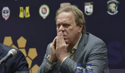 Ramón Jesurún, presidente de la Federación Colombiana de Fútbol. 