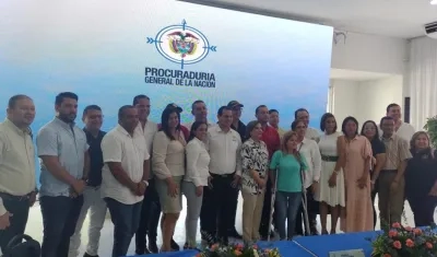 Reunión de la Procuradora General de la Nación en Sanabalarga.