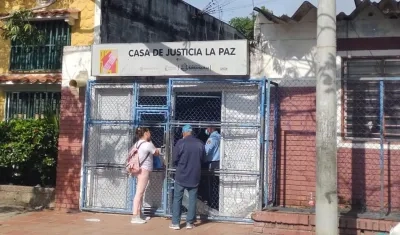 Casa de Justicia donde ocurrieron los hechos.