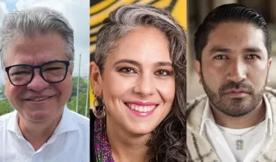 Wilson Arias, María José Pizarro y César Pachón, senadores del Pacto Histórico.