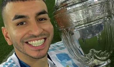 Ángel Correa, jugador argentino. 