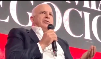 Christian Daes, COO de Tecnoglass durante el foro de la revista Forbes.