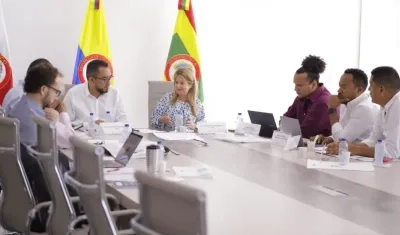 La Gobernadora del Atlántico, Elsa Noguera.