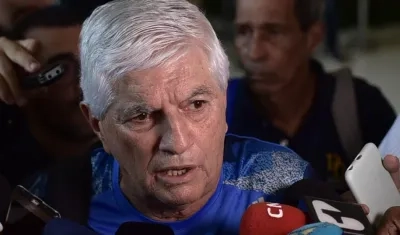 Julio Comesaña, ex entrenador del Junior. 