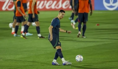 Cristiano Ronaldo, delantero portugués. 