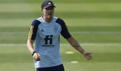 Luis Enrique, entrenador de España. 