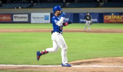 Fabián Pertuz anotó la carrera del triunfo.