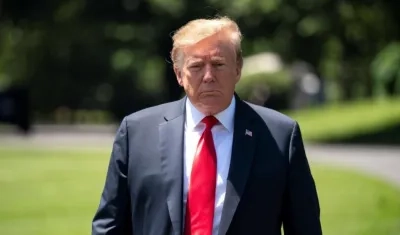 El expresidente de EE. UU. Donald Trump.