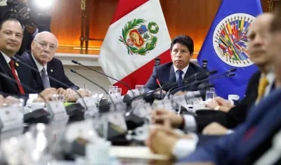 El presidente de Perú, Pedro Castillo.