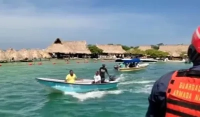 Controles de la Armada de Colombia en Isla Cholón