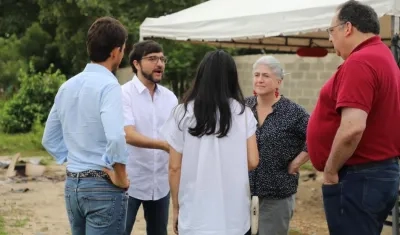 Visita de Minvivienda a los lotes en Barranquilla.