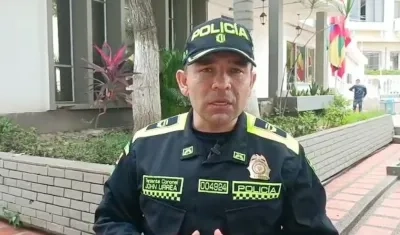 Teniente Coronel Jhon Urrea. 