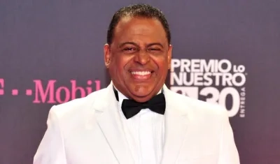 El cantante dominicano de merengue Wilfrido Vargas.