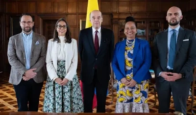 Representantes de Colombia ante la CIJ.