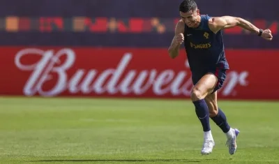 Cristiano Ronaldo, delantero portugués. 