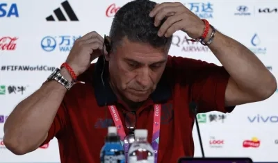 Luis Fernando Suárez, técnico colombiano. 