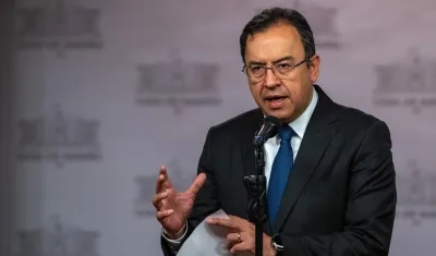 El Ministro del Interior, Alfonso Prada.