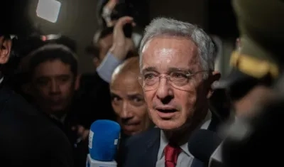 El expresidente de Colombia Álvaro Uribe Vélez. 