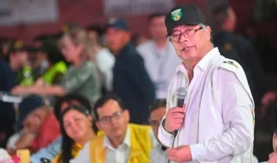 El Presidente de la República, Gustavo Petro.