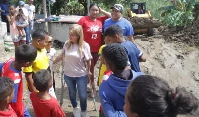 La Gobernadora del Atlántico, Elsa Noguera.