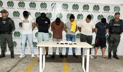 Capturados por la Policía.