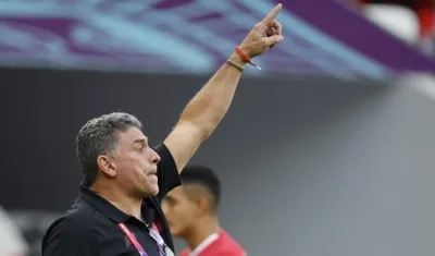 Luis Fernando Suárez, técnico colombiano de Costa Rica. 
