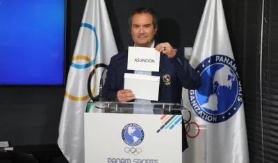 Anuncio de Asunción como ganador de los Panamericanos Junior 2025