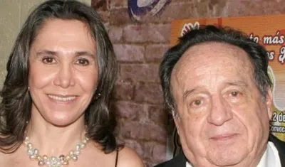Florinda Meza y Roberto Gómez Bolaños.