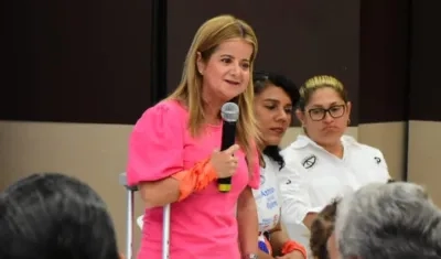 La Gobernadora del Atlántico, Elsa Noguera.