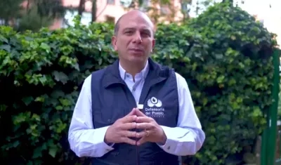 El defensor del Pueblo, Carlos Camargo.