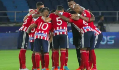 Imagen de los jugadores de Junior.