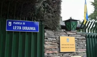 Embajada de Ucrania en Madrid.