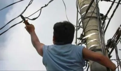 El hurto de cables de la compañía se registran mayormente en el suroriente de Barranquilla y Malambo. 
