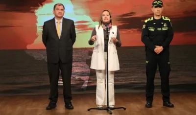 La Ministra de Salud, Carolina Corcho.