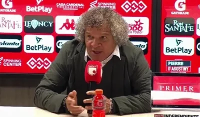 Alberto Gamero, técnico de Millonarios. 