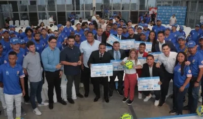 Ceremonia de graduación de ‘Misión fútbol’.