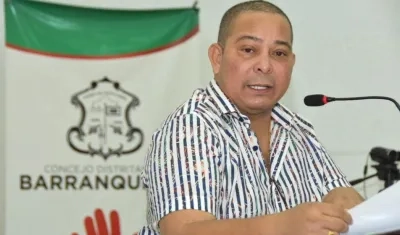 Juan Carlos Ospino, presidente del Concejo.