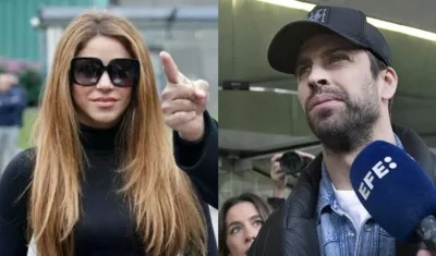 Shakira y Piqué llegaronnpor separado al juzgado.