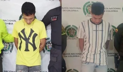 Capturados por la Policía.