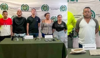 Capturados por la Policía.