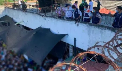 Imagen del hacinamiento.