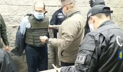 'Jorge 40' el día de su deportación a Colombia.