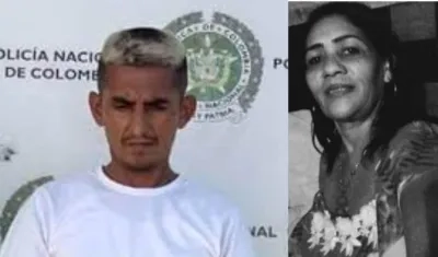 Jorge Andrés Galvis Altuve y su expareja Mónica Patricia Contreras.